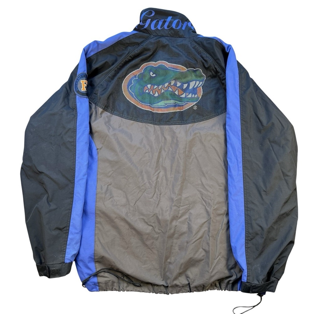 Florida Gators Jacket Mens L Colosseum Windbreaker Big Logo NCAA Vintage